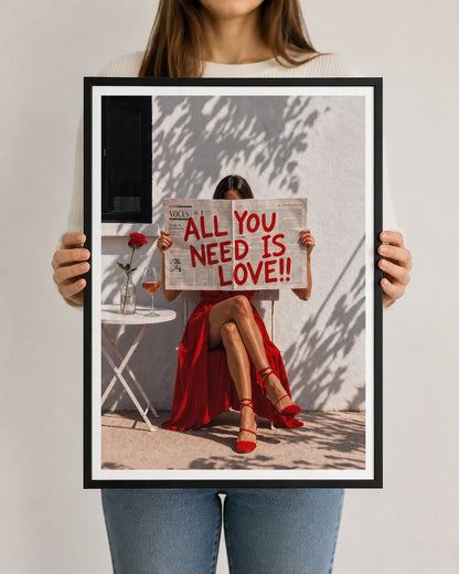 All You Need Is Love Wall Art 3