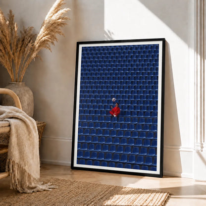 Lone Football Fan Stadium Wall Art 3