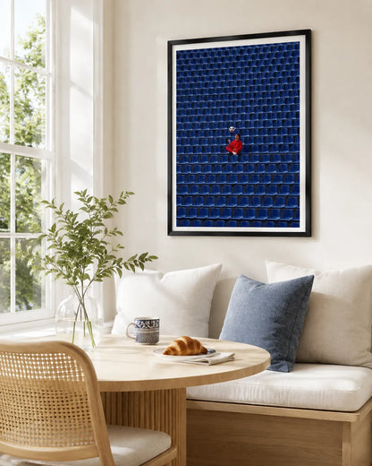 Lone Football Fan Stadium Wall Art 4
