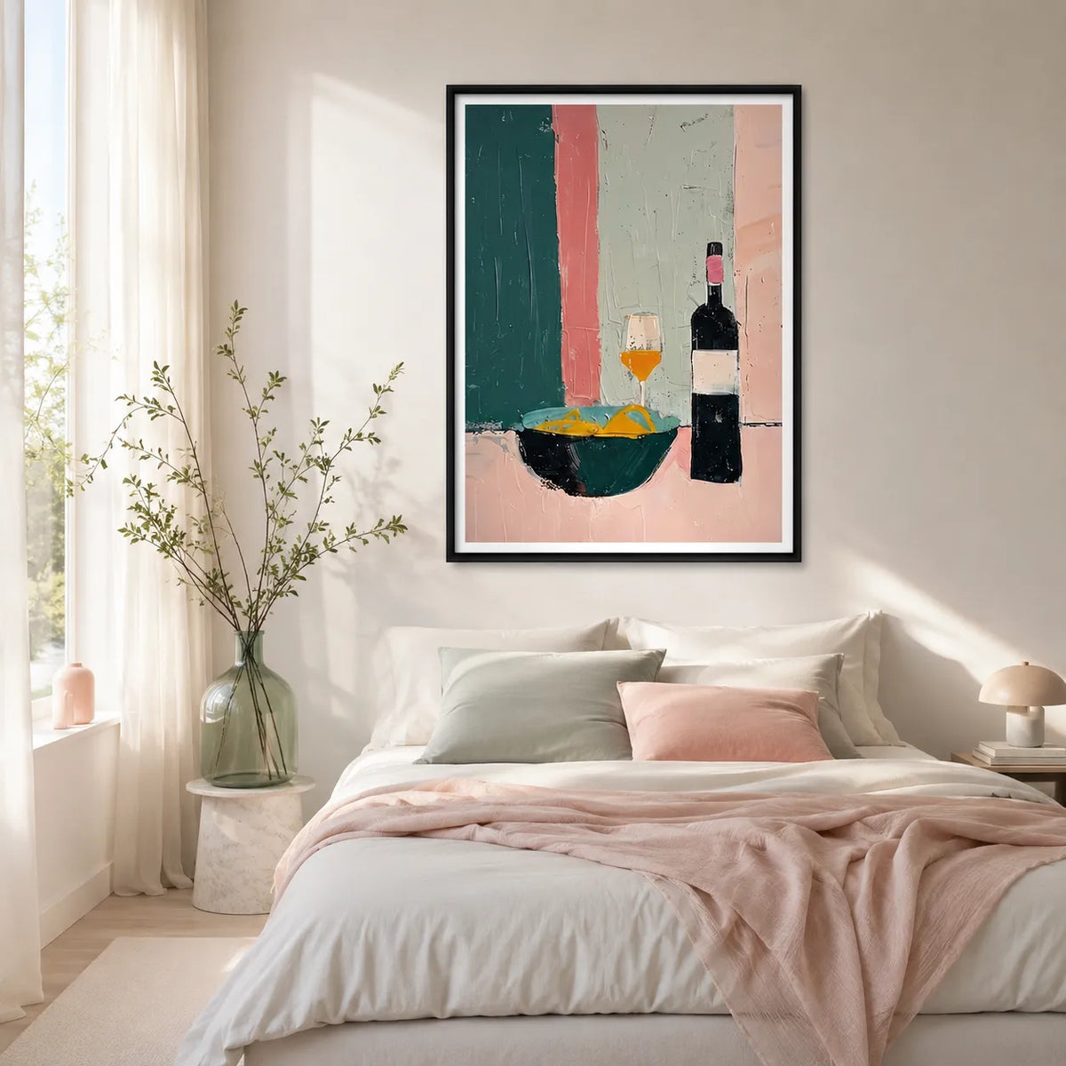 Wine and Pasta Still Life Wall Art 6