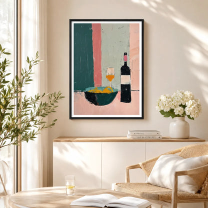 Wine and Pasta Still Life Wall Art 7