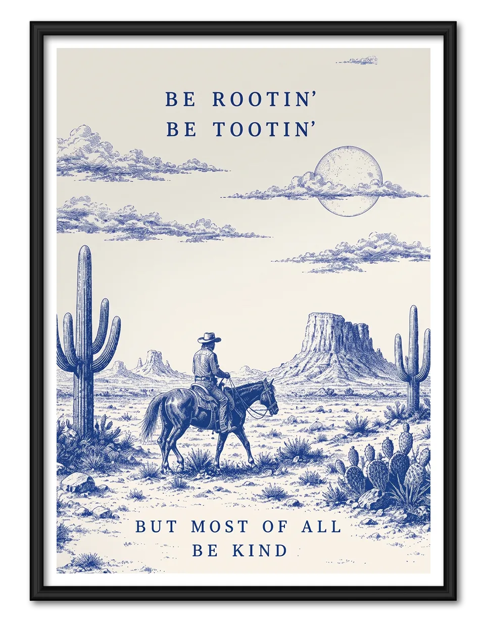 Be Rootin’ Be Tootin’ Cowboy Wall Art 1
