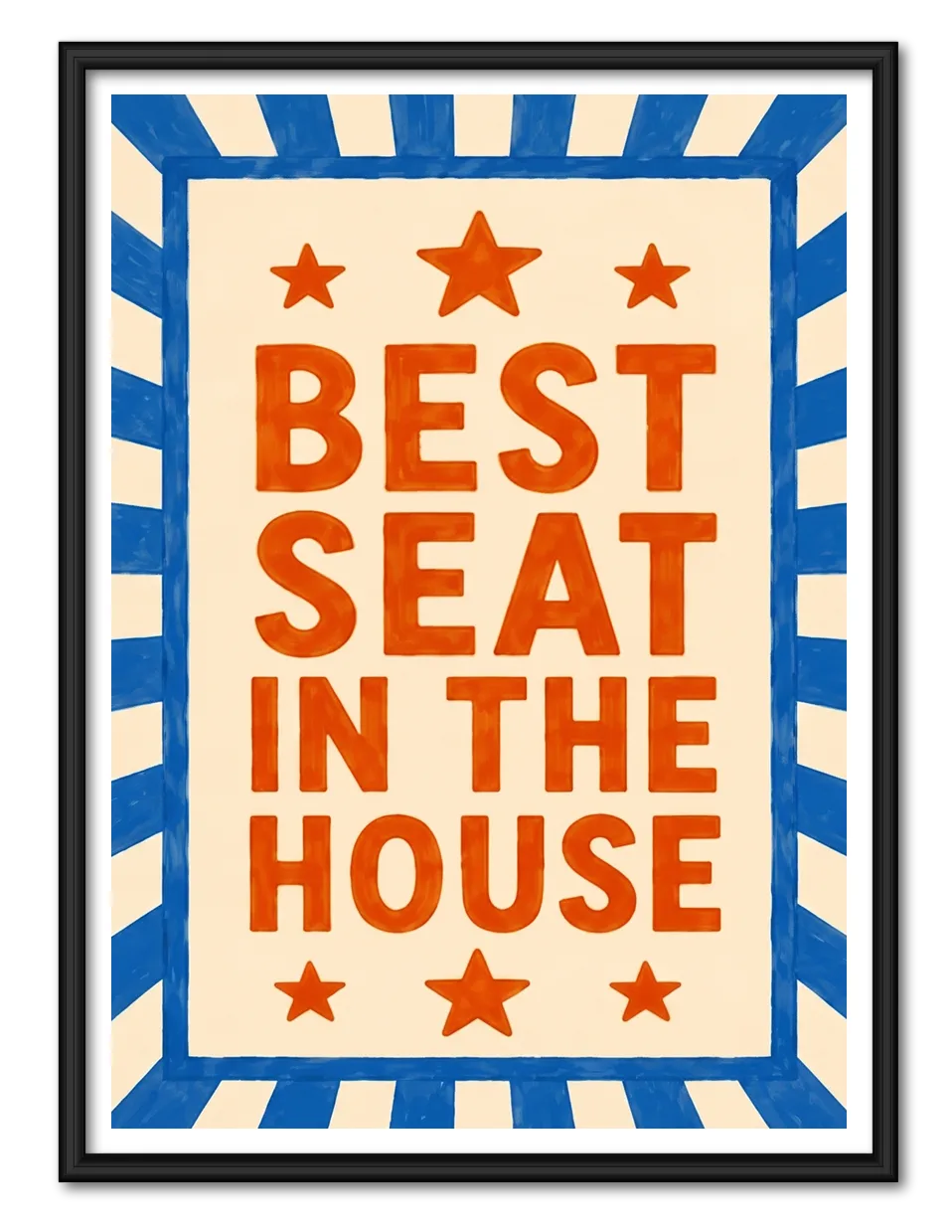 Best Seat in the House Wall Art 1