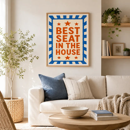 Best Seat in the House Wall Art 2