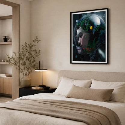 Floral Astronaut Dreamscape Wall Art 5