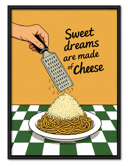 Sweet Dreams Are Made of Cheese Wall Art