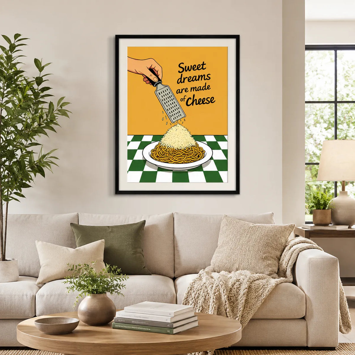 Sweet Dreams Are Made of Cheese Wall Art 3