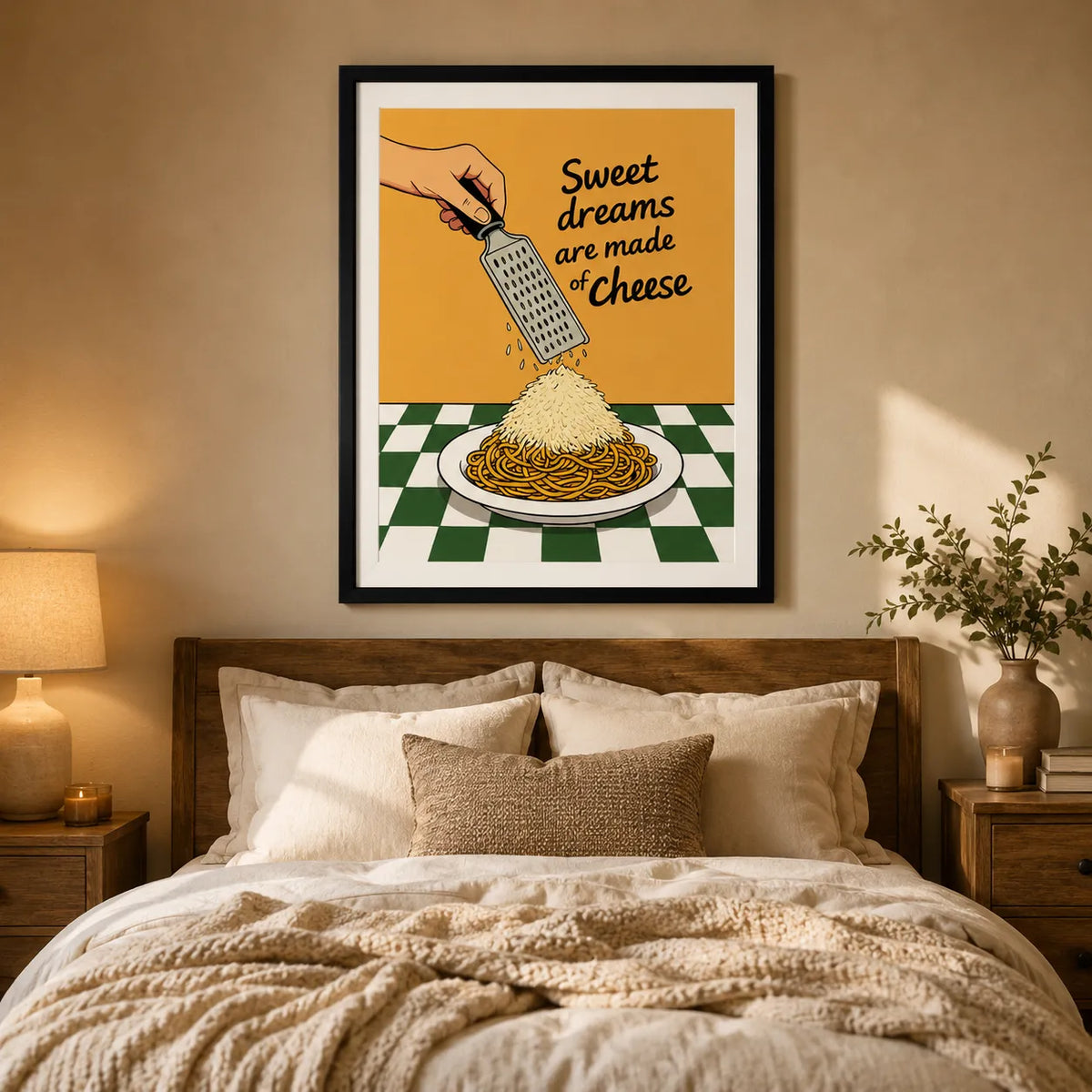 Sweet Dreams Are Made of Cheese Wall Art 4