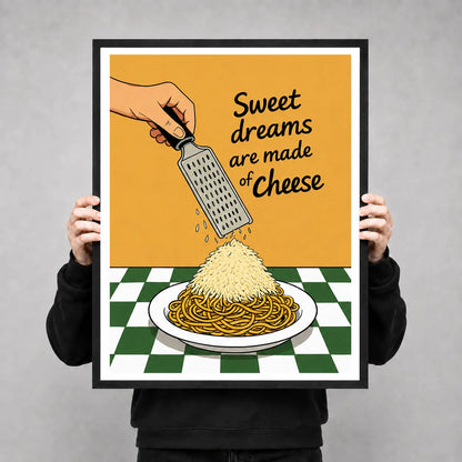 Sweet Dreams Are Made of Cheese Wall Art 5