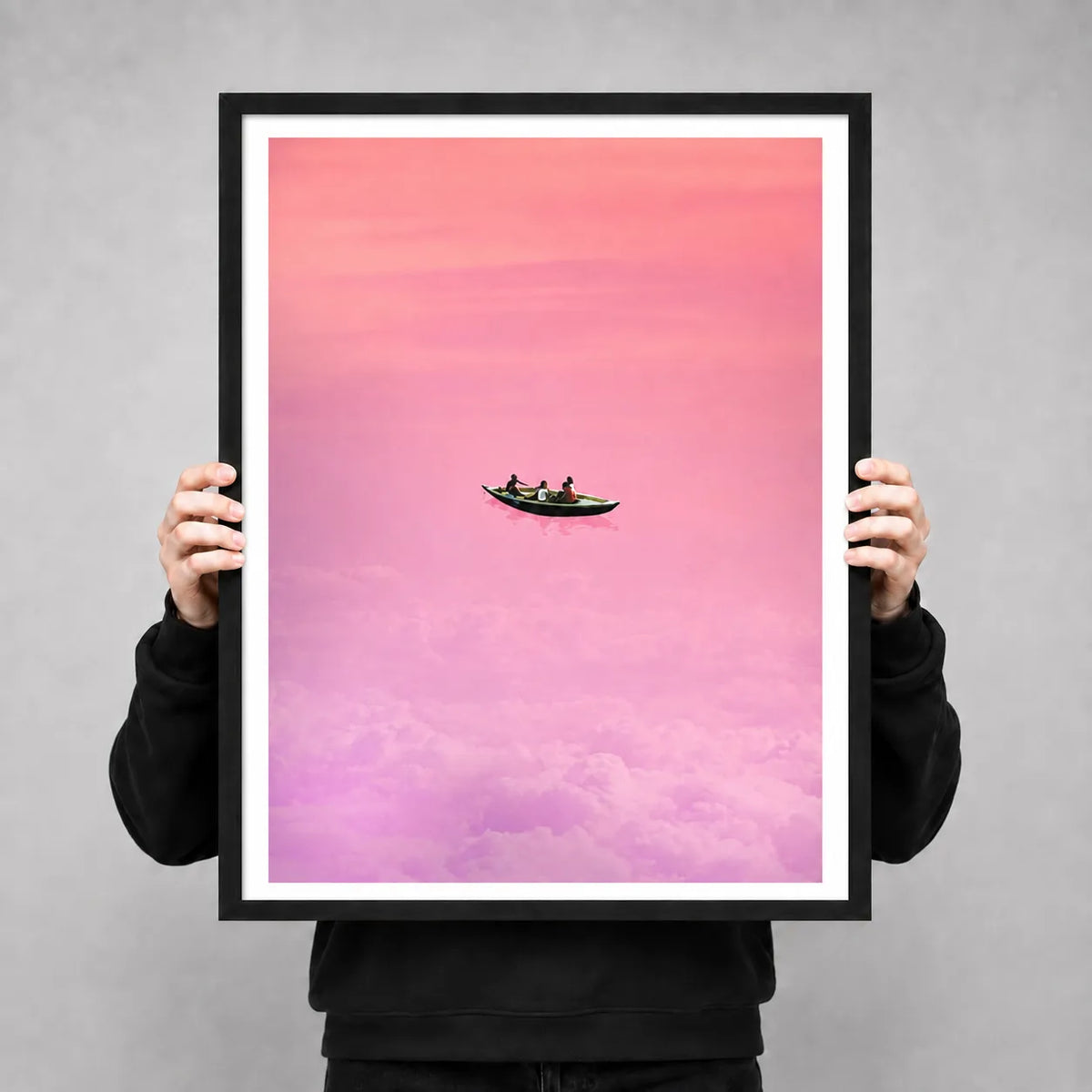 Pink Dream Boat Wall Art 3