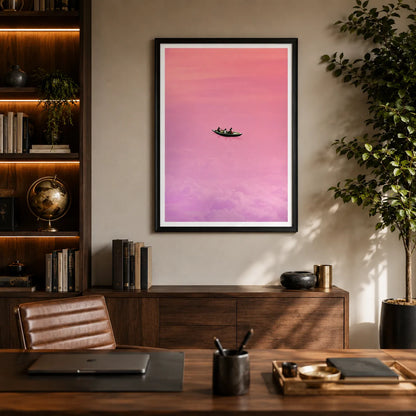 Pink Dream Boat Wall Art 5