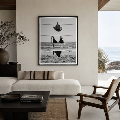 Cowboy Hat Beach Bikini Wall Art 3