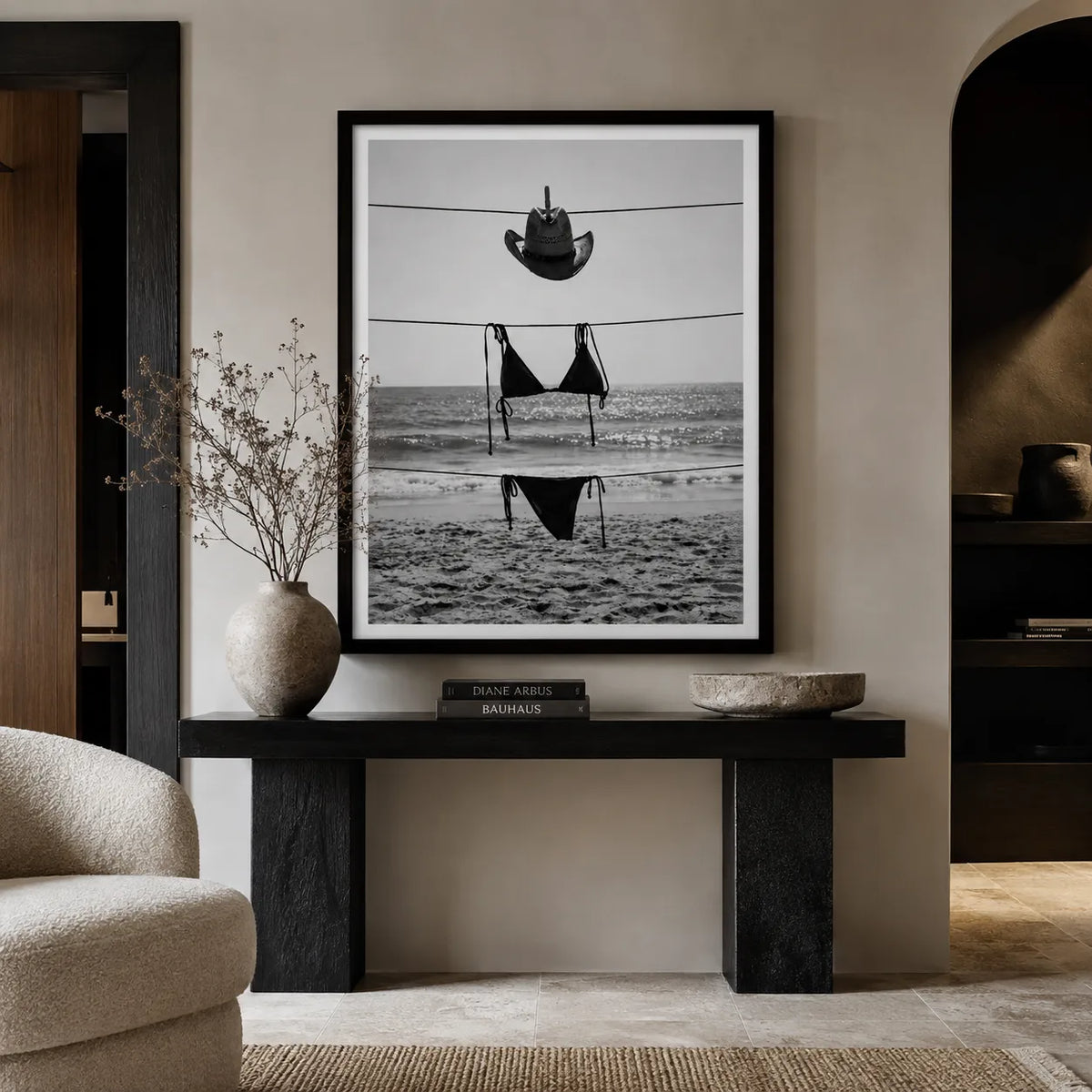 Cowboy Hat Beach Bikini Wall Art 5