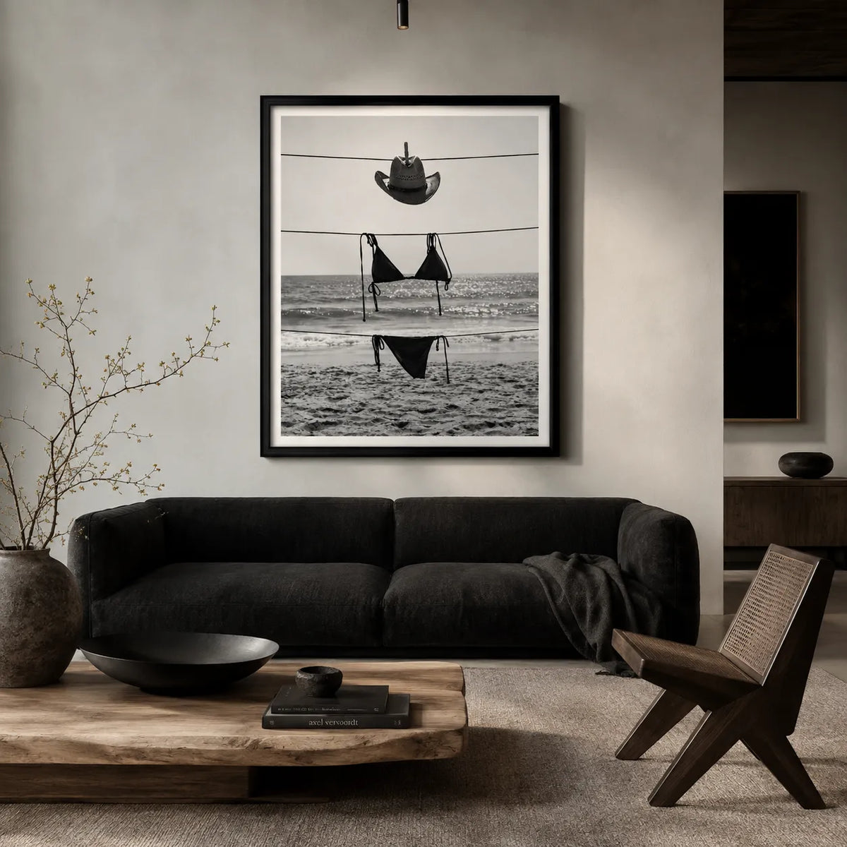 Cowboy Hat Beach Bikini Wall Art 6