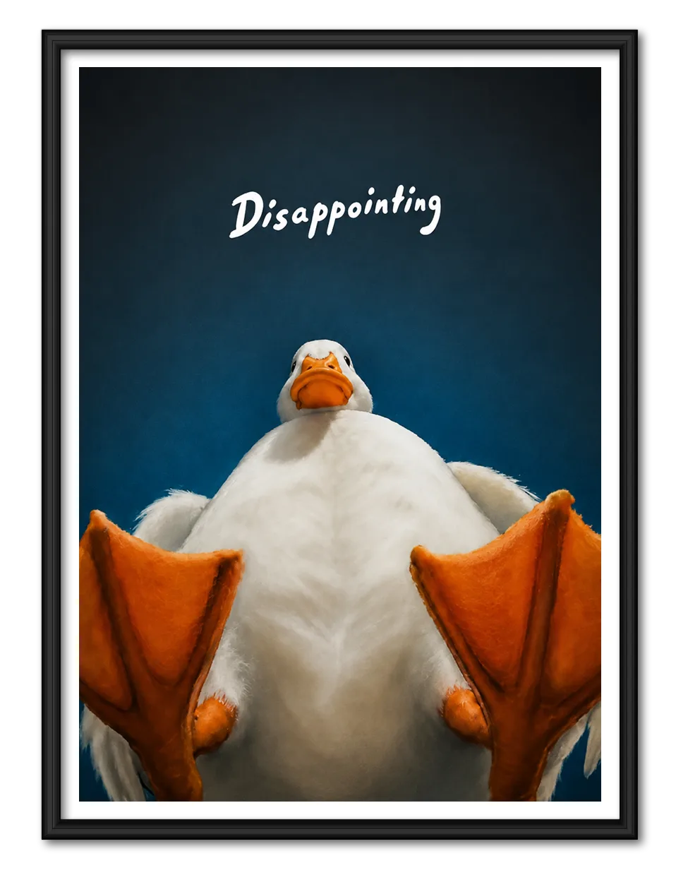 Disappointing Duck Humor Wall Art 1