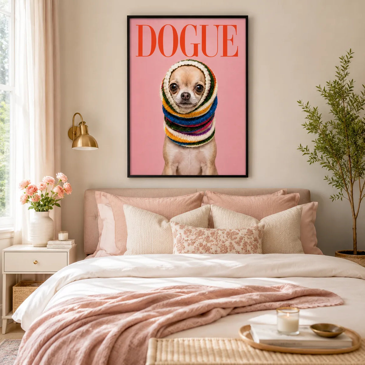 Dogue Fashion Chihuahua Wall Art 3