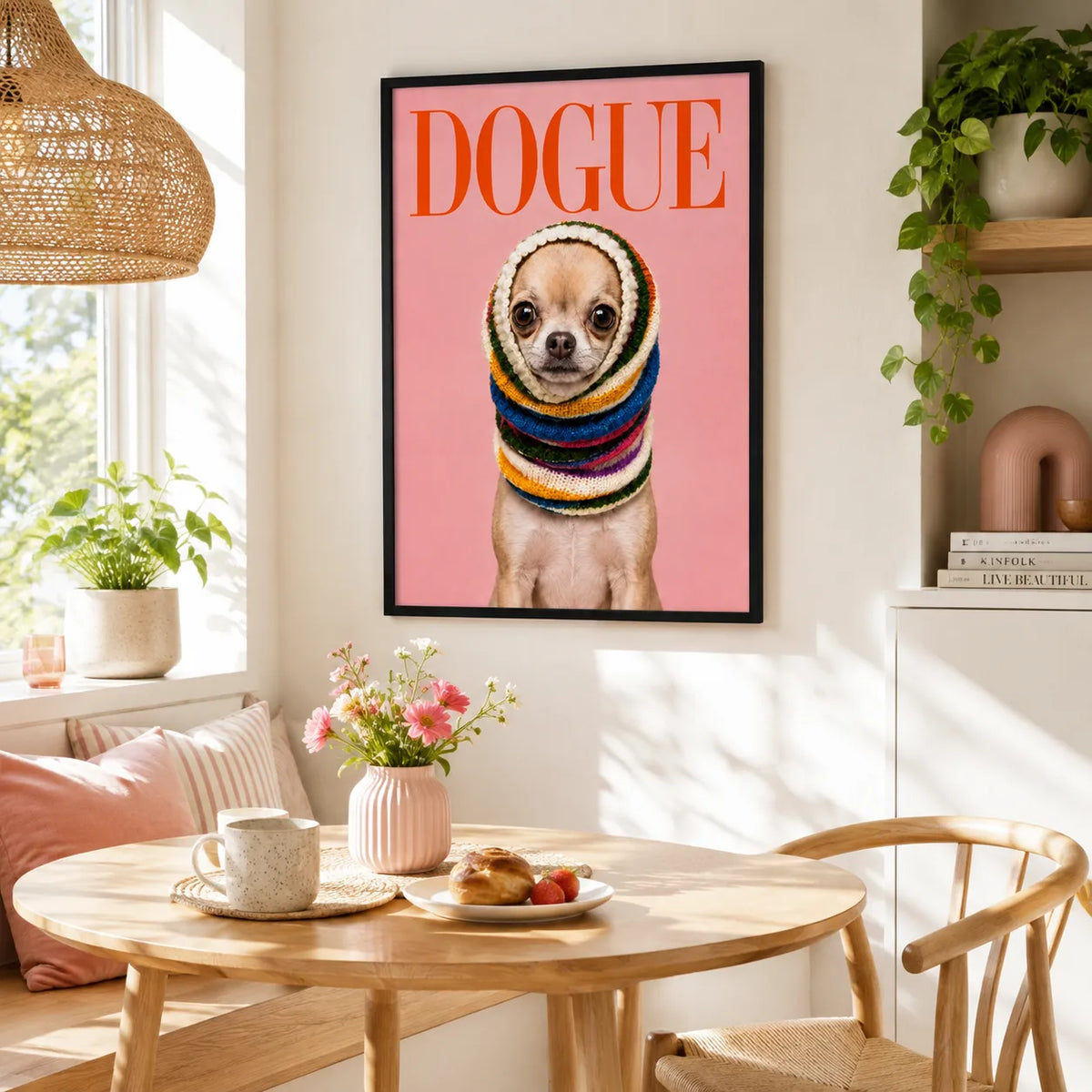 Dogue Fashion Chihuahua Wall Art 4