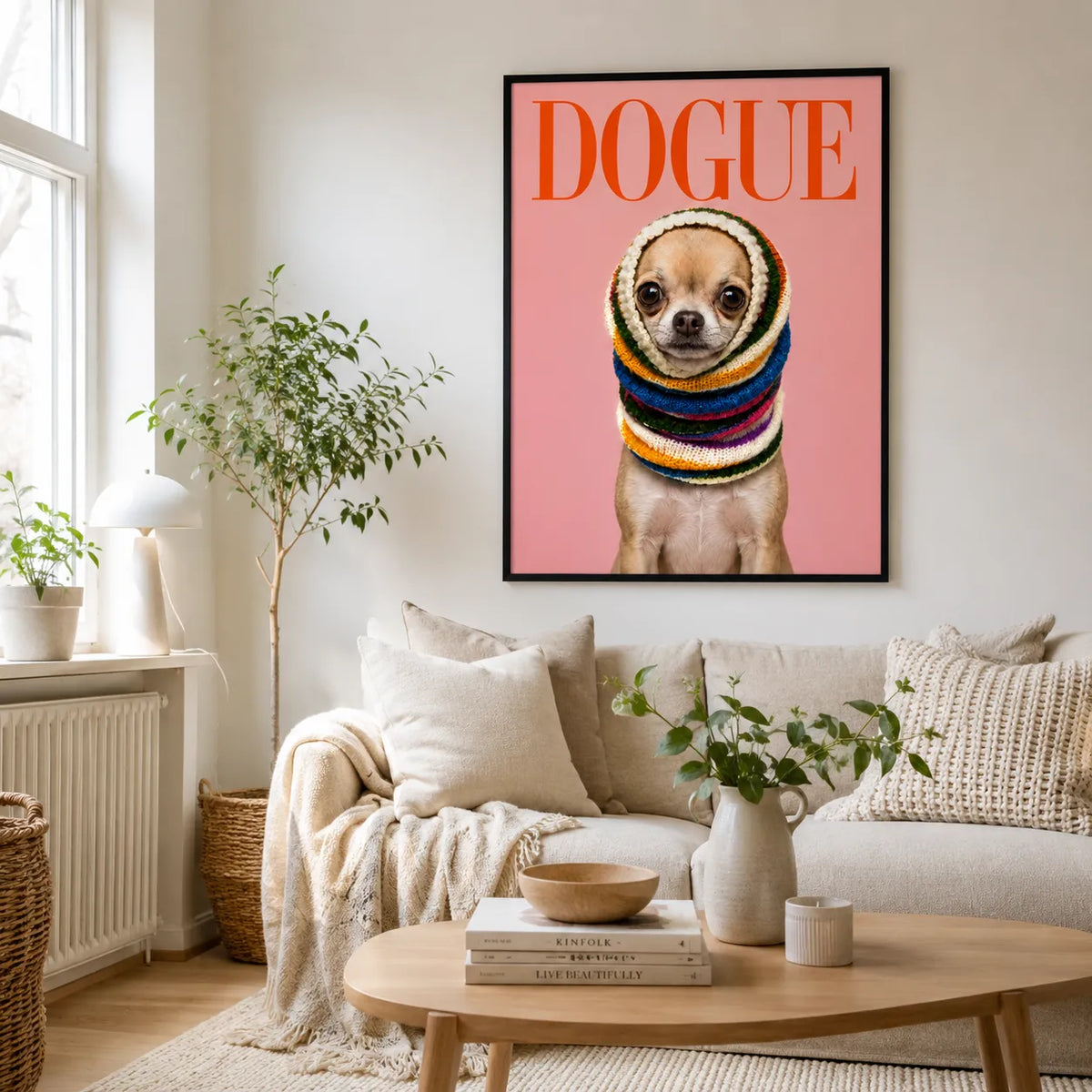 Dogue Fashion Chihuahua Wall Art 5