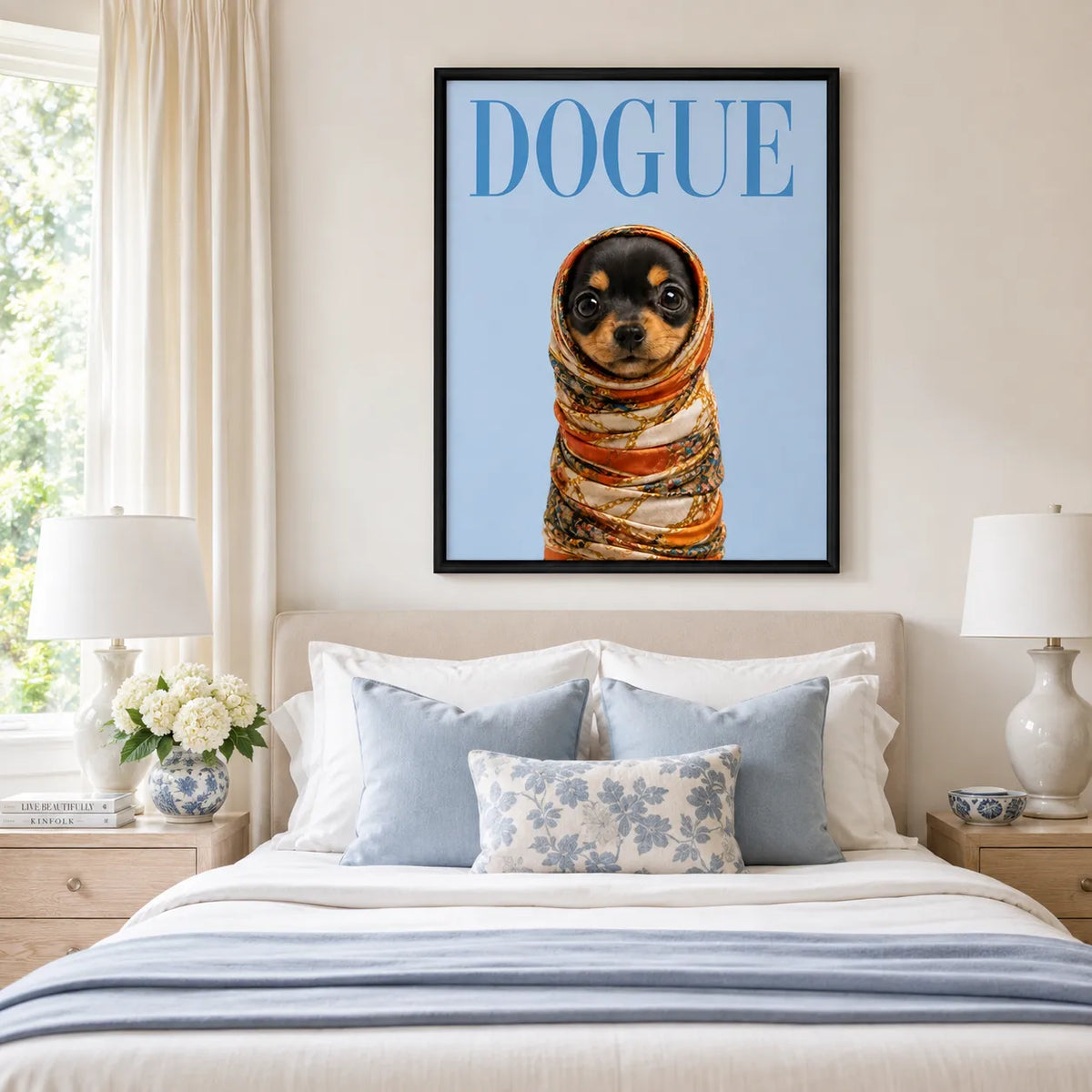 Dogue Scarf Chihuahua Wall Art 2