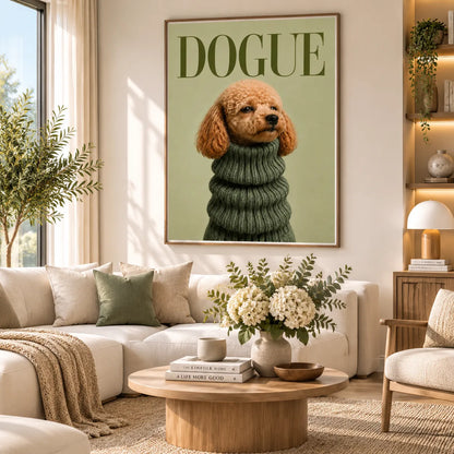 Dogue Poodle Fashion Wall Art 2