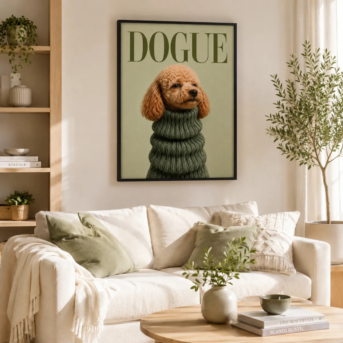 Dogue Poodle Fashion Wall Art 3