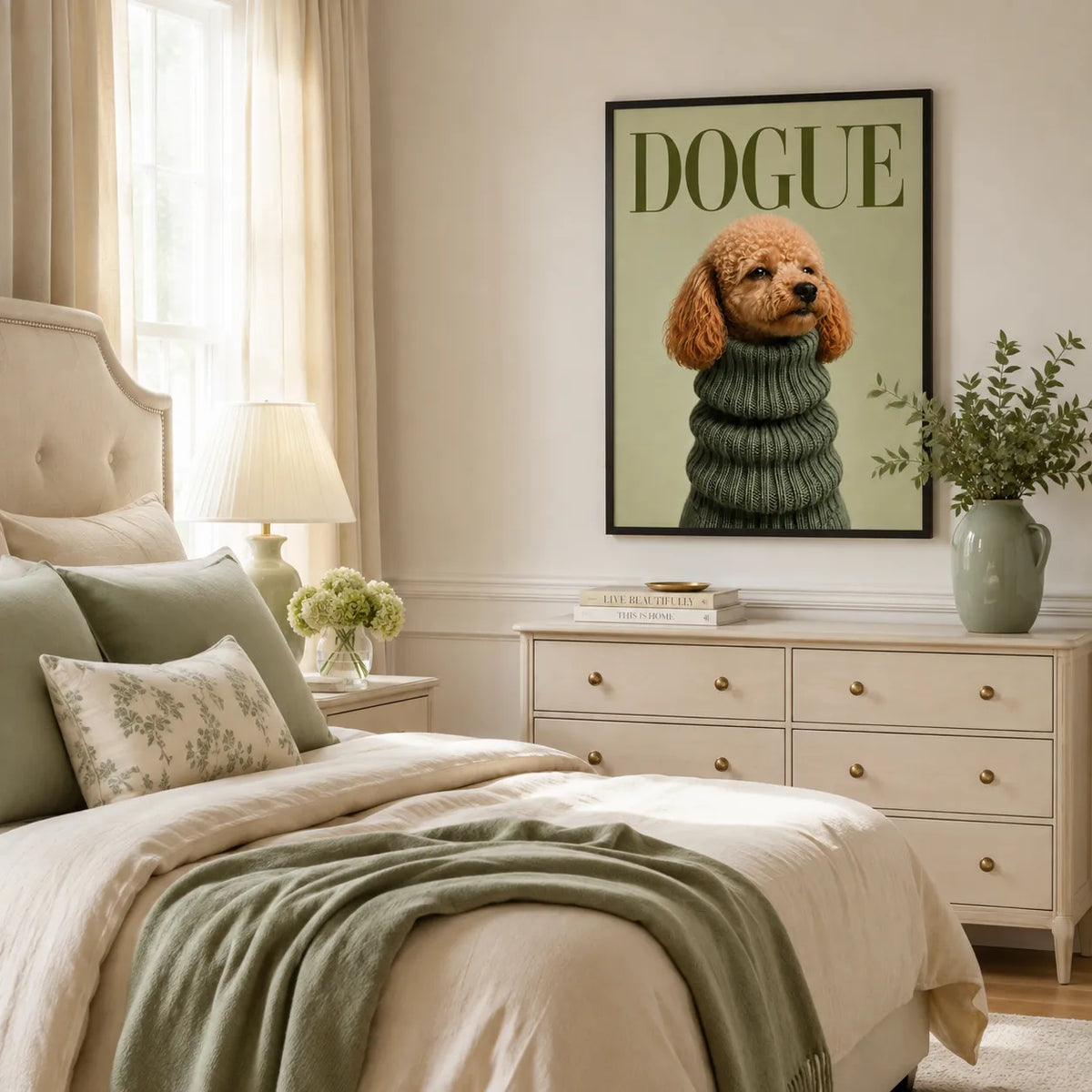 Dogue Poodle Fashion Wall Art 4