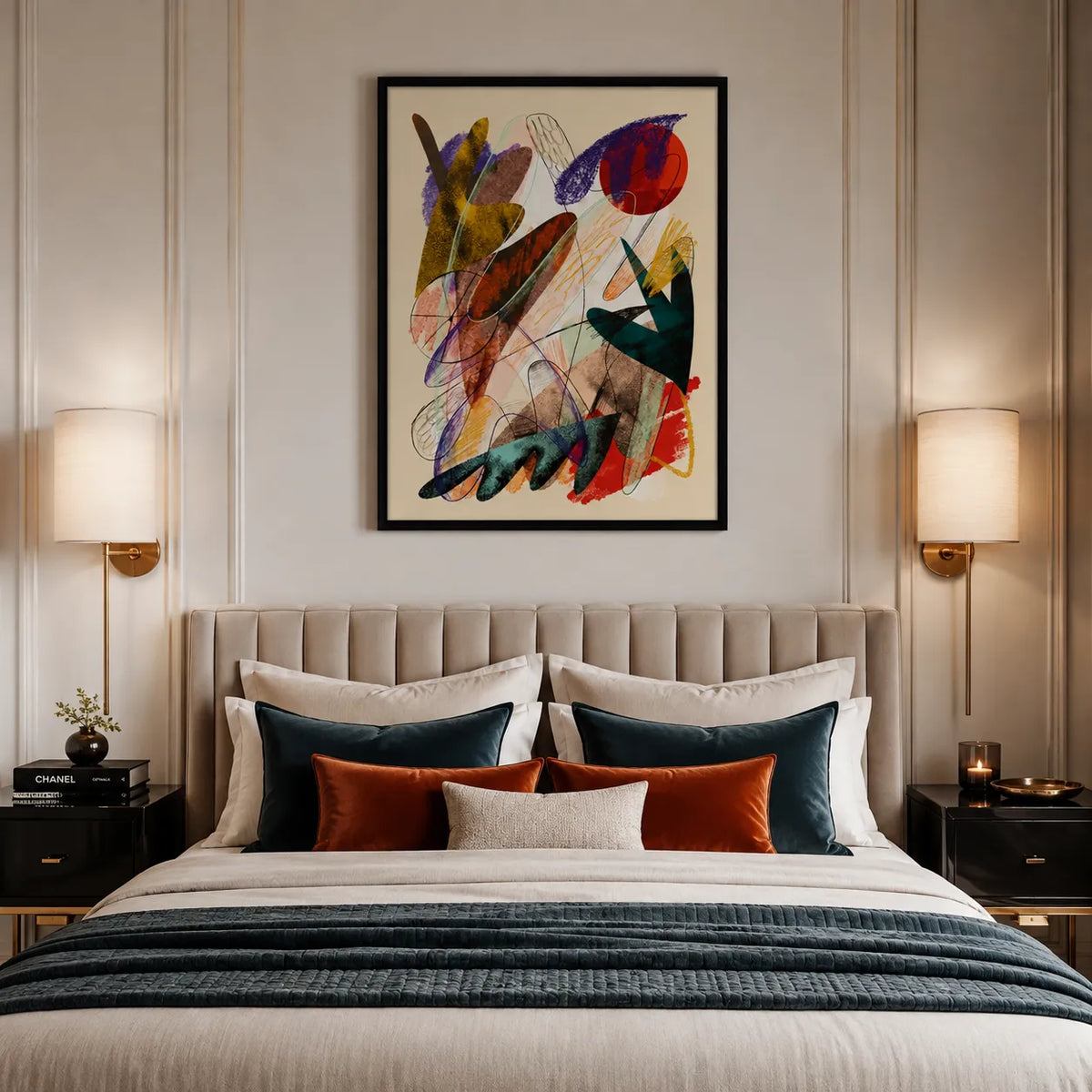 Rhythms of Color in Motion Wall Art 3
