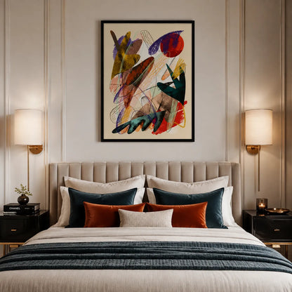 Rhythms of Color in Motion Wall Art 3