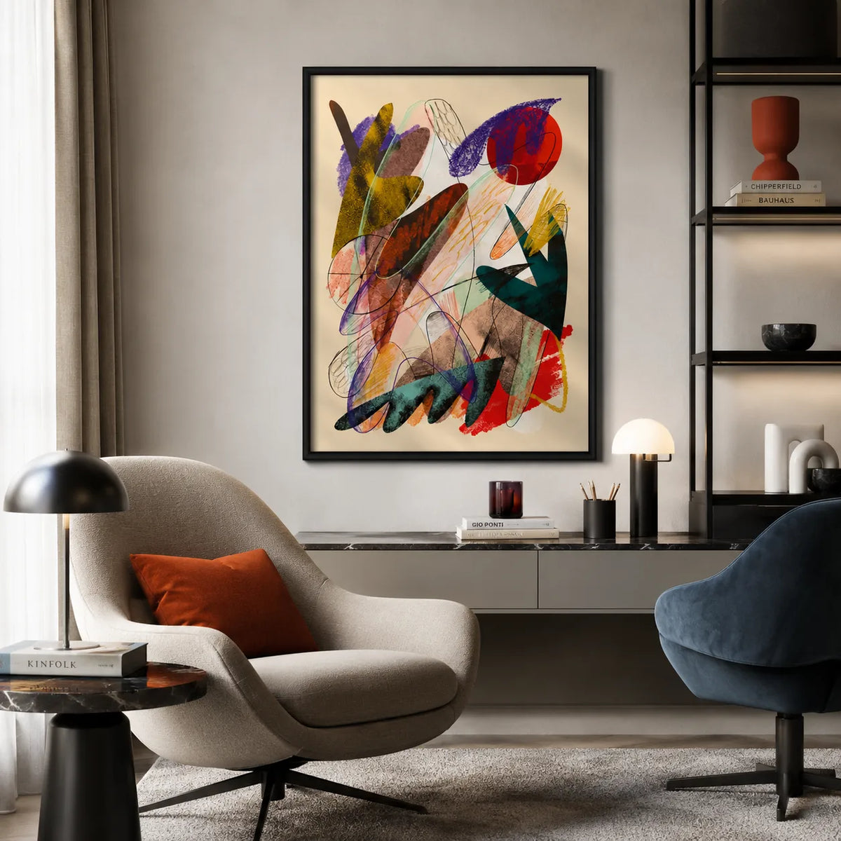 Rhythms of Color in Motion Wall Art 5