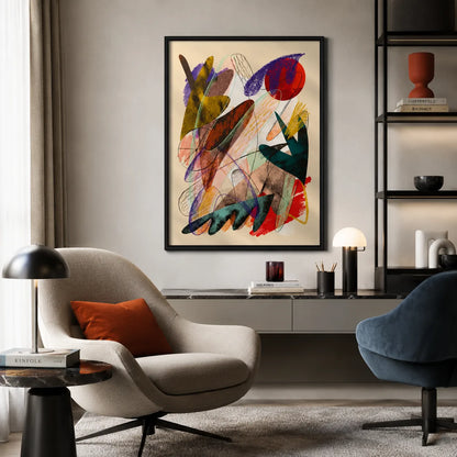 Rhythms of Color in Motion Wall Art 5