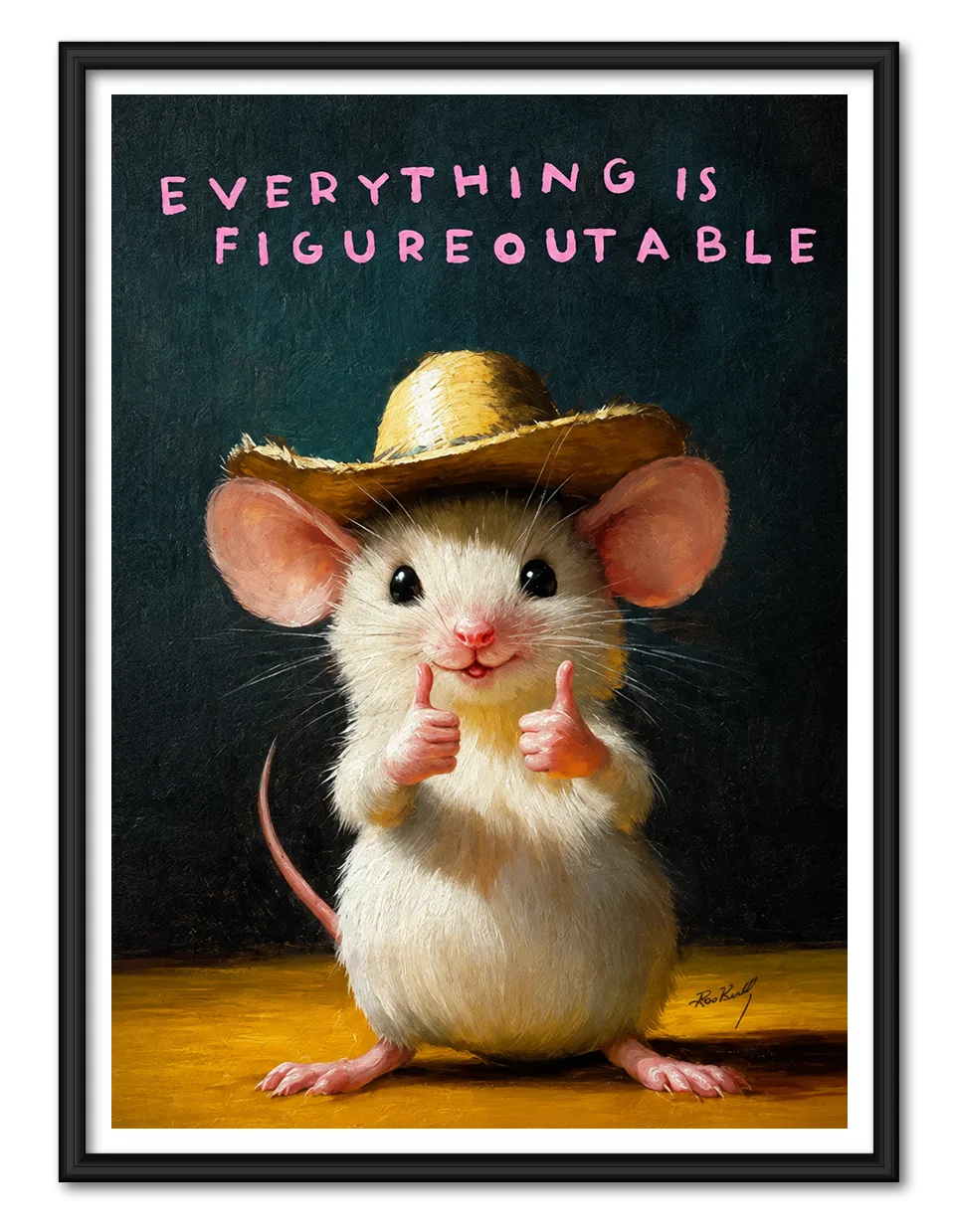 Little Cowboy Mouse Believes It Will Work Out 1