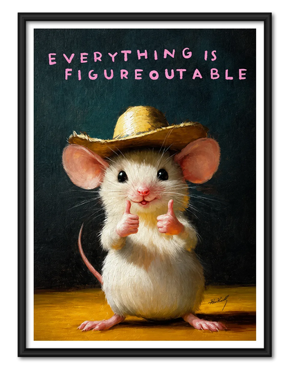 Little Cowboy Mouse Believes It Will Work Out 1