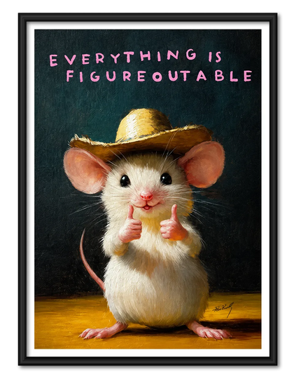 Little Cowboy Mouse Believes It Will Work Out