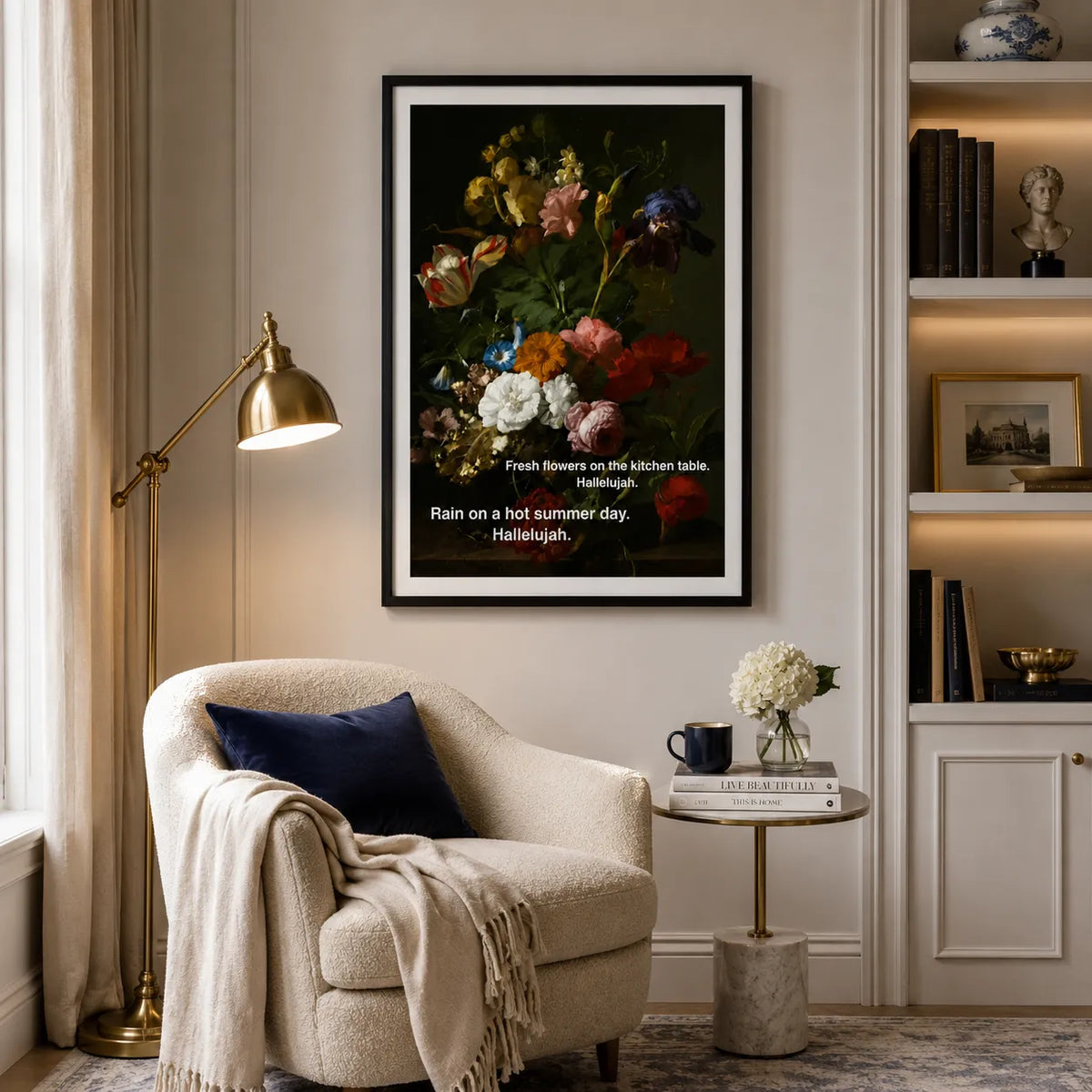 Hallelujah Blooms in the Summer Rain Wall Art 4