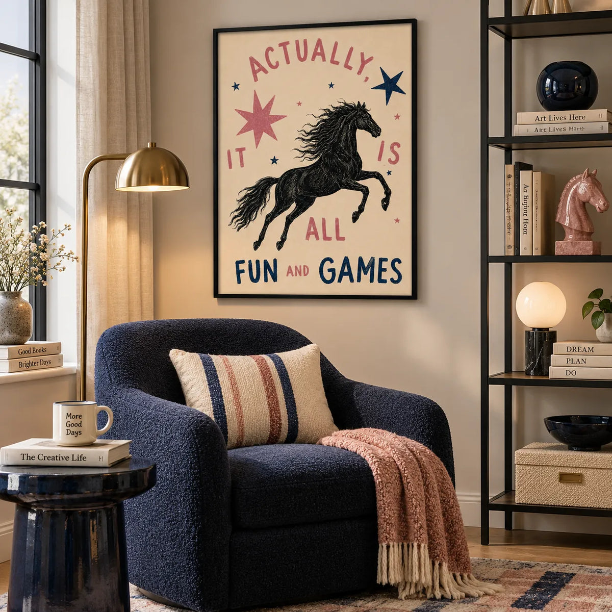 Wild Horse All Fun and Games Wall Art 3
