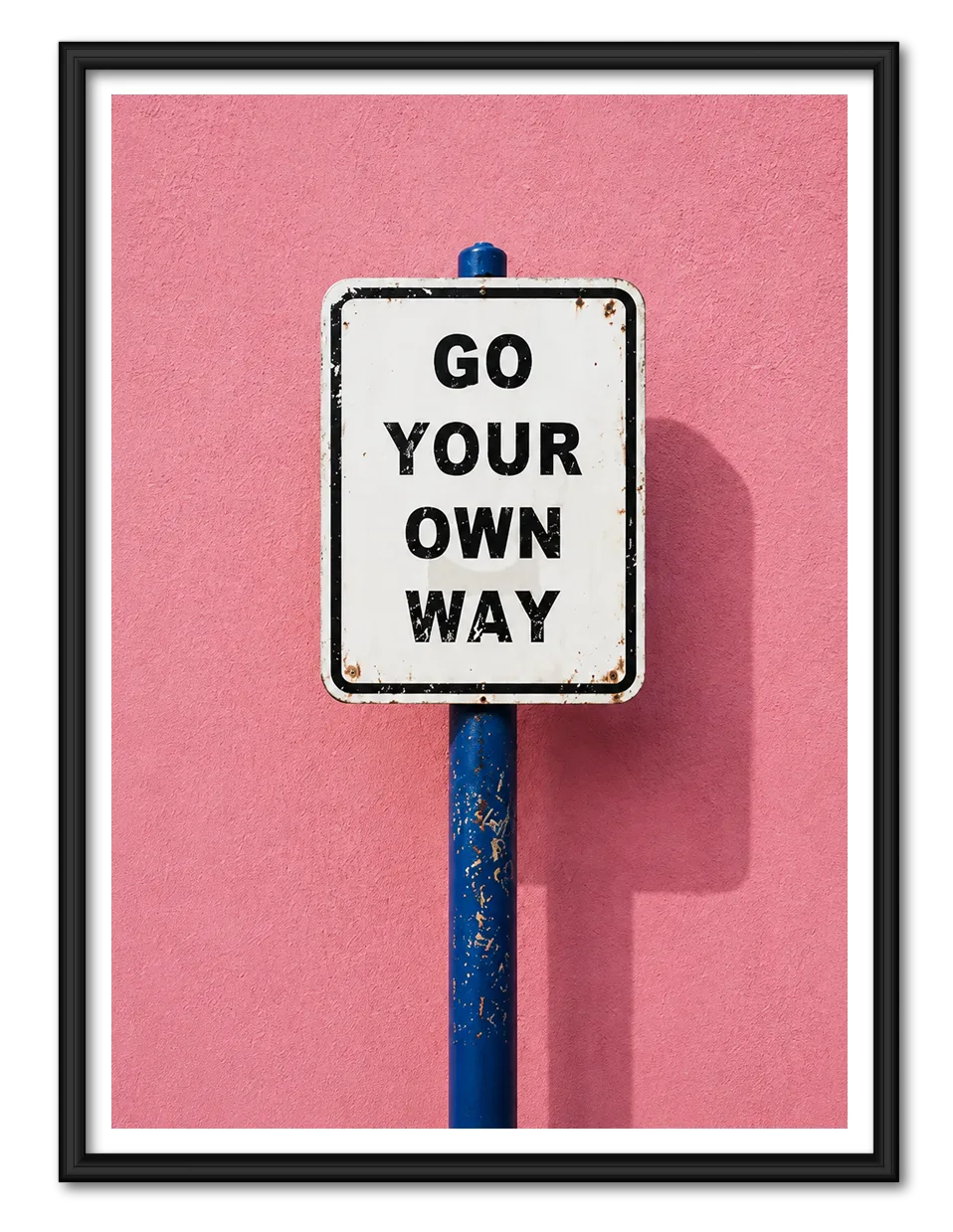 Go Your Own Way Street Sign Wall Art 1