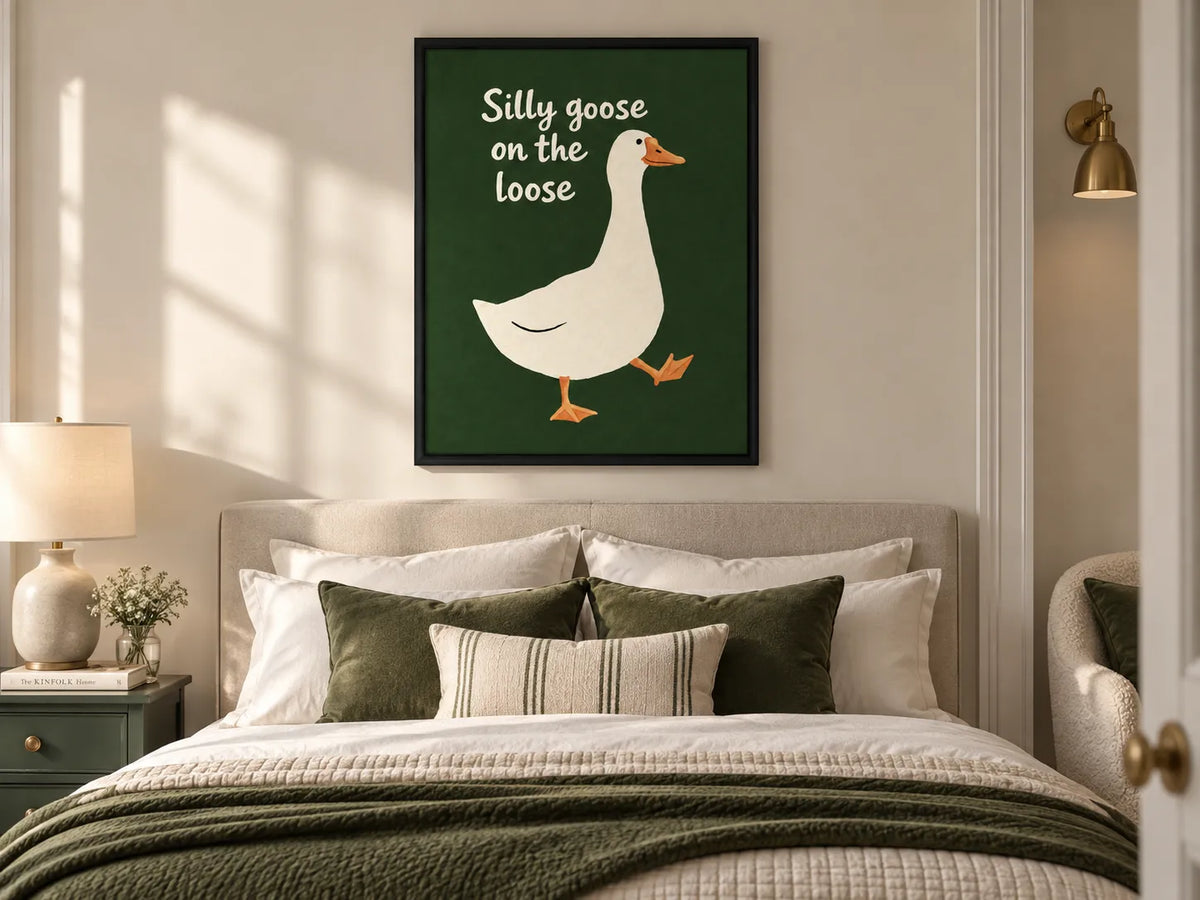 Silly Goose on the Loose Wall Art 2