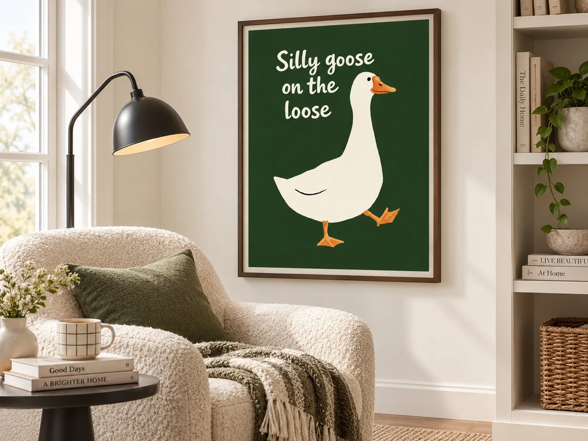 Silly Goose on the Loose Wall Art 6