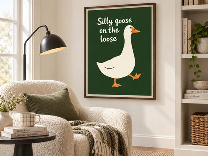 Silly Goose on the Loose Wall Art 6