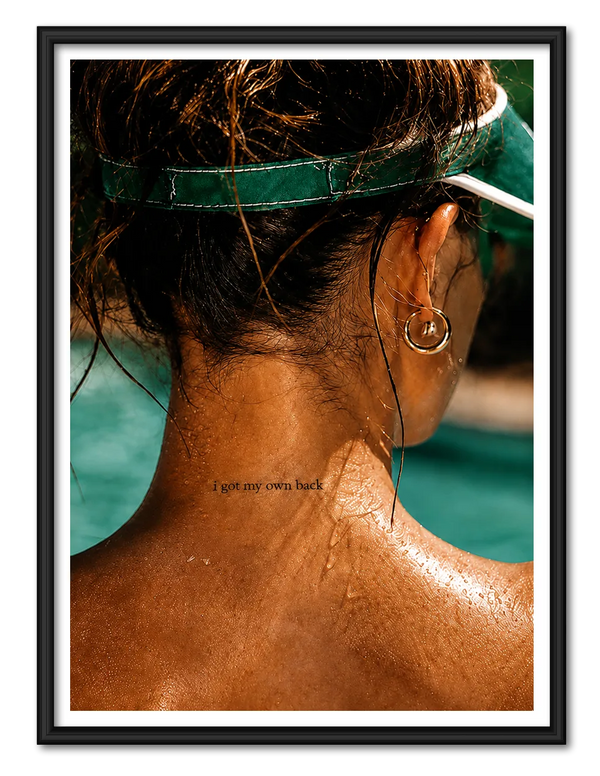 I Got My Own Back Summer Portrait Wall Art