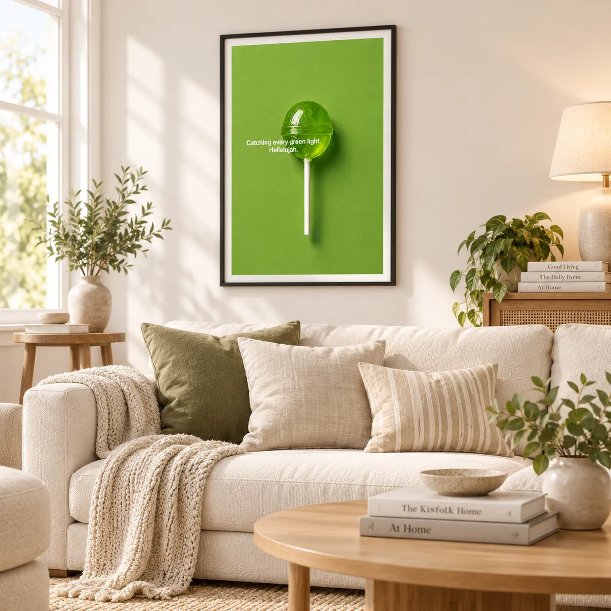 Catching Every Green Light Lollipop Wall Art 5