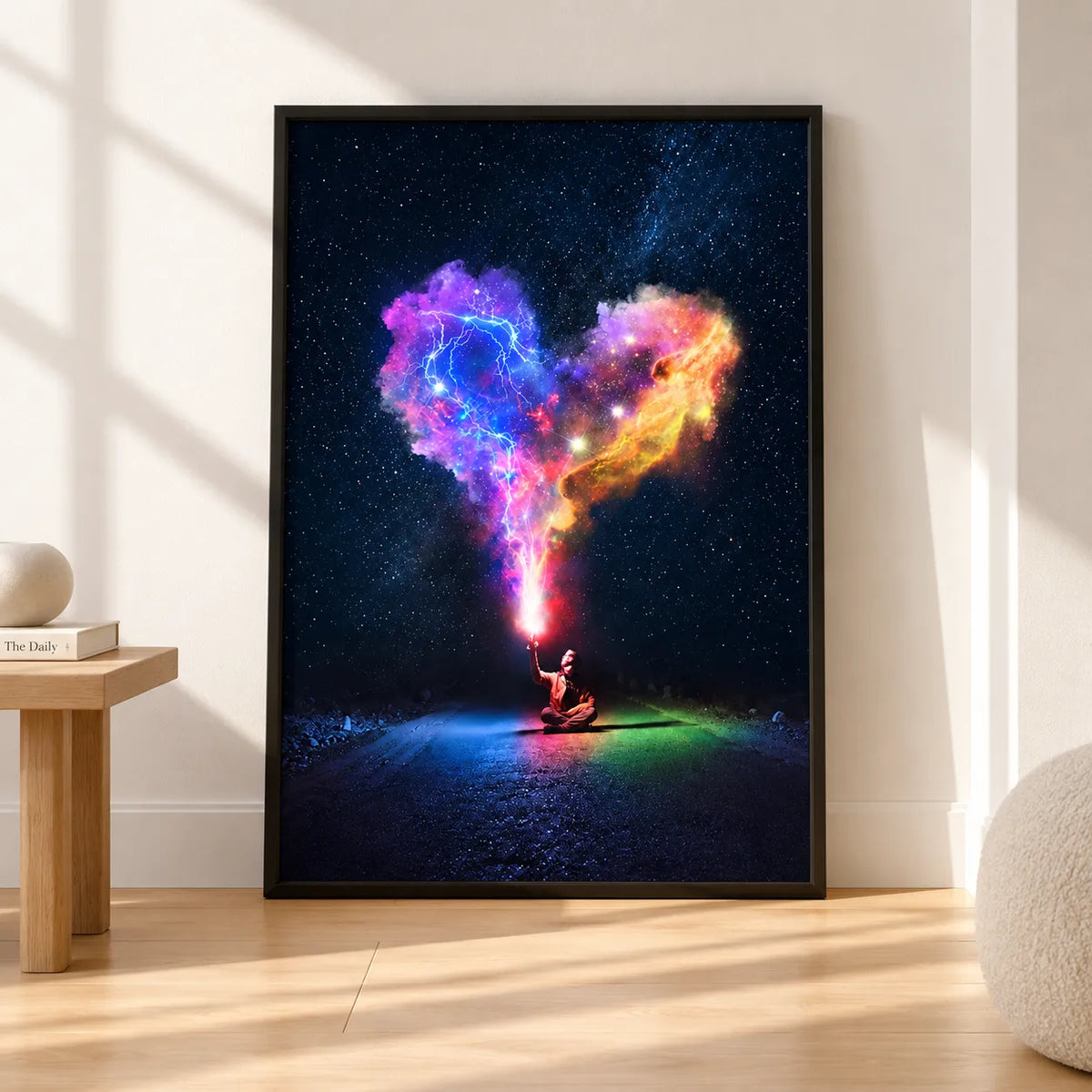 Cosmic Lightning Tree of Imagination Wall Art 4