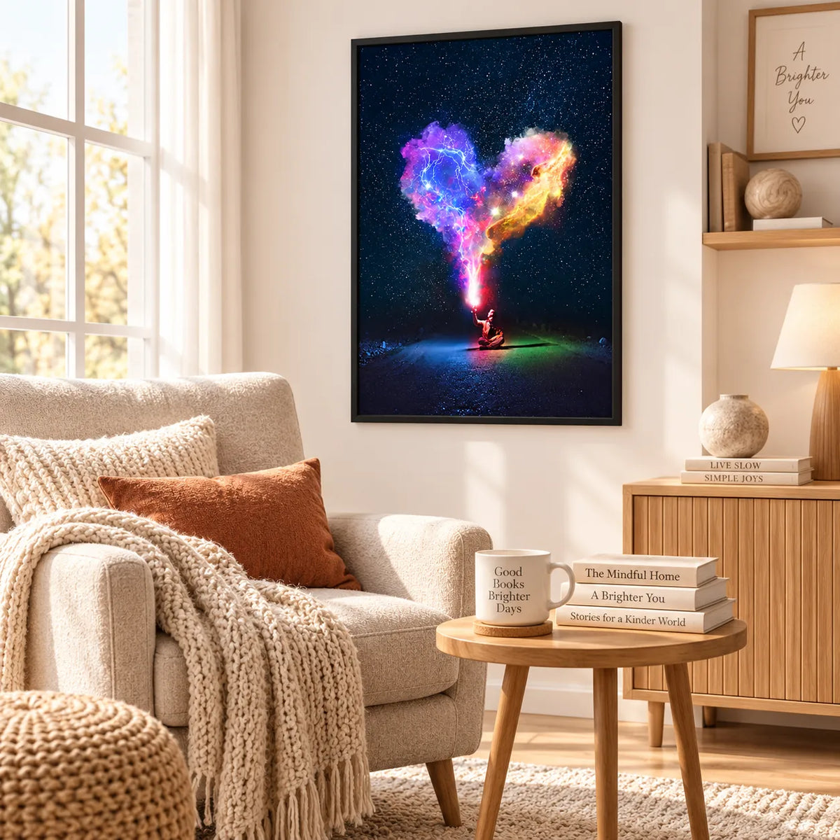 Cosmic Lightning Tree of Imagination Wall Art 5