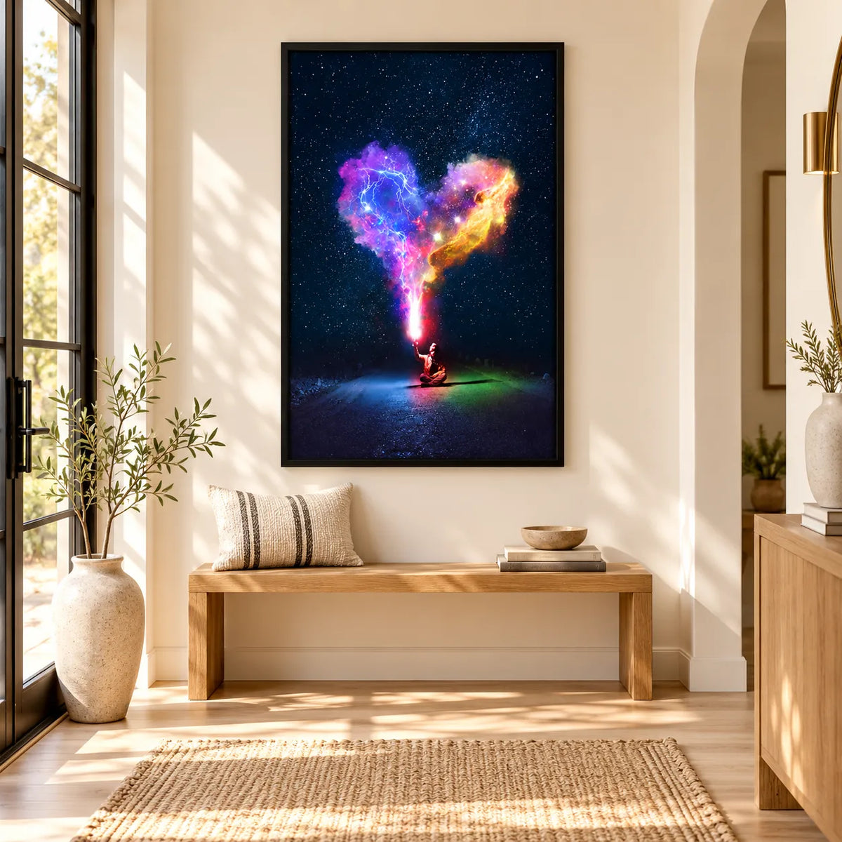 Cosmic Lightning Tree of Imagination Wall Art 6