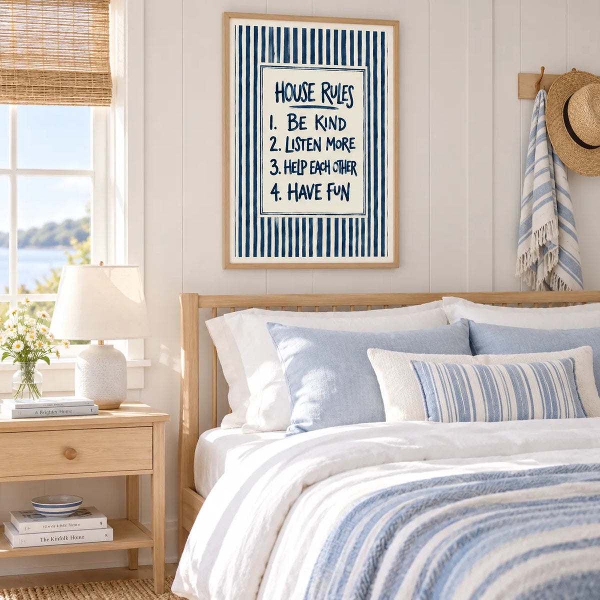 House Rules Family Typography Wall Art 3