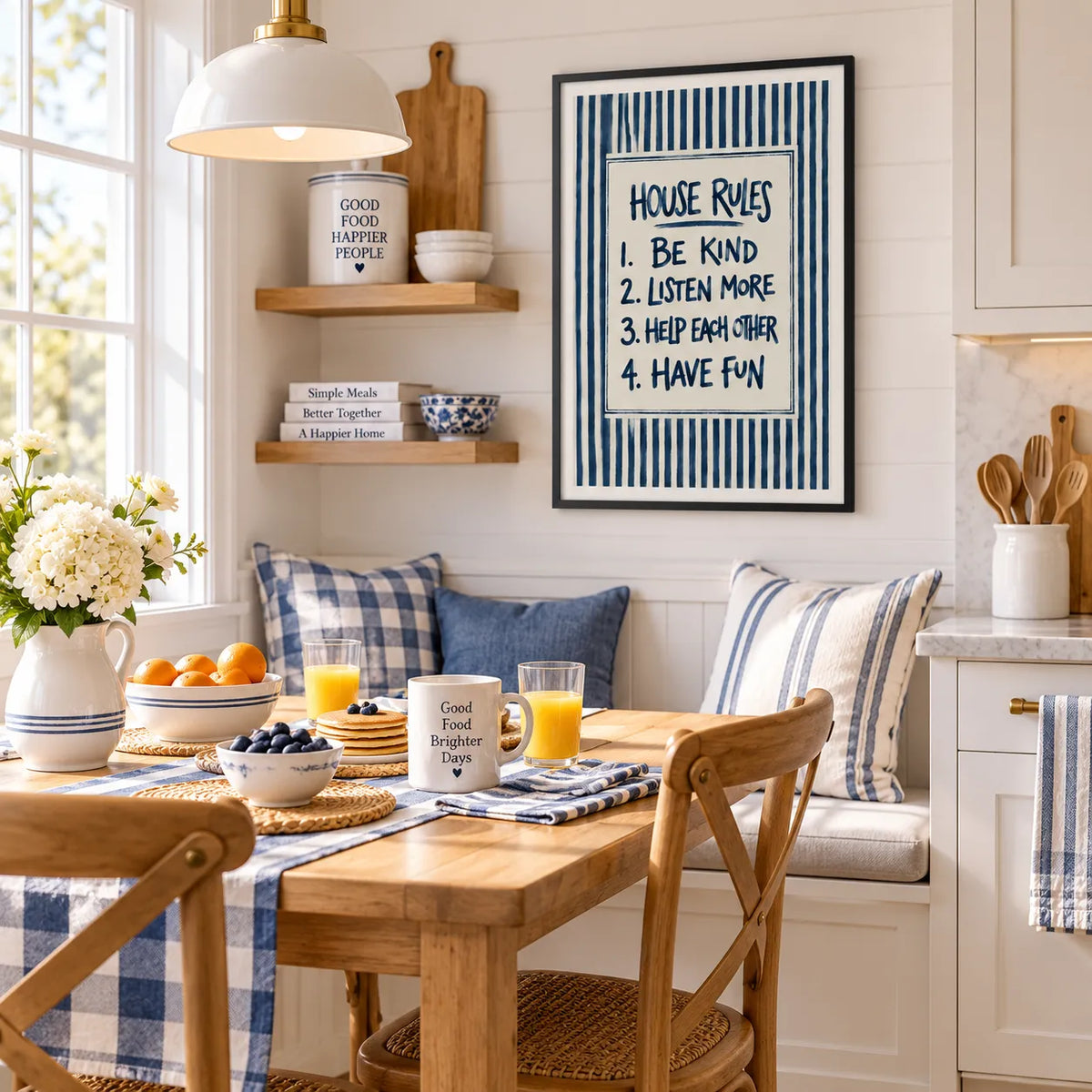 House Rules Family Typography Wall Art 6