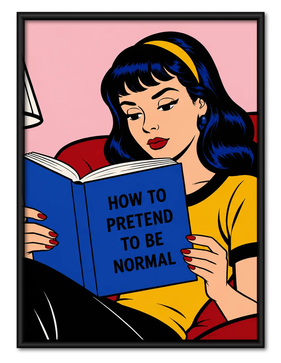 How To Pretend To Be Normal Wall Art 1