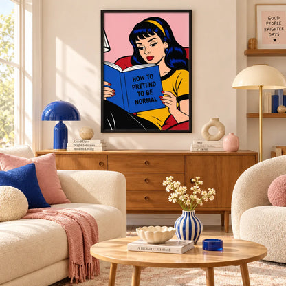 How To Pretend To Be Normal Wall Art 2