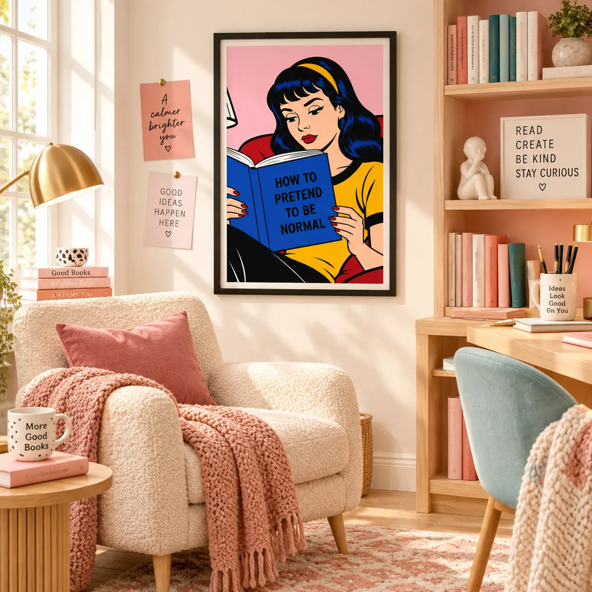 How To Pretend To Be Normal Wall Art 3