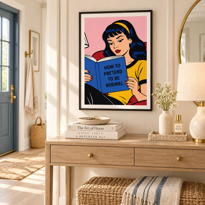 How To Pretend To Be Normal Wall Art 5